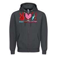 Smoke peace love phlebotomy Zipper Hoodie - Artiststas
