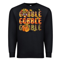 Black Gobble gobble turkey Thanksgiving Premium Sweatshirt - NancyCooperArtShop