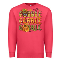 Cardinal Gobble gobble turkey Thanksgiving Premium Sweatshirt - NancyCooperArtShop