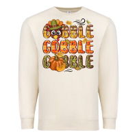 Sandshell Gobble gobble turkey Thanksgiving Premium Sweatshirt - NancyCooperArtShop