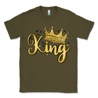Army Green king Classic Tee - MaliasSmallBusiness