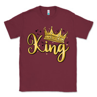 Burgundy king Classic Tee - MaliasSmallBusiness