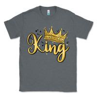 Charcoal Heather king Classic Tee - MaliasSmallBusiness