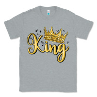 Heather Grey king Classic Tee - MaliasSmallBusiness