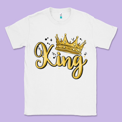 King Classic Tee Designed By Maliassmallbusiness