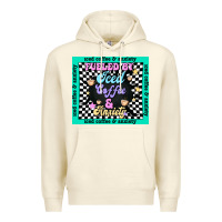 Sandshell fueled by ıced coffee and anxiety Premium Hoodie - TumblerDesignByShophia