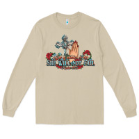 Mushroom she will not fail psalm christian cross pray Long Sleeve Tee - NancyCooperArtShop