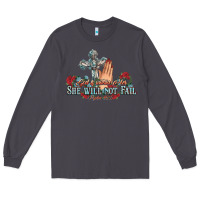 Smoke she will not fail psalm christian cross pray Long Sleeve Tee - NancyCooperArtShop