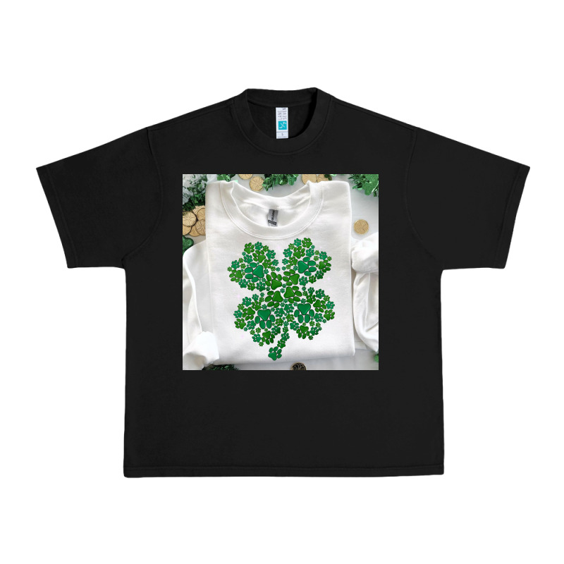 Shamrock Patterned Clothing Urban Heavy Tee by MaliasSmallBusiness | Teevron