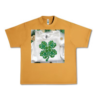 Peanut Butter shamrock patterned clothing Urban Heavy Tee - MaliasSmallBusiness