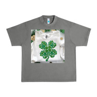 Tornado shamrock patterned clothing Urban Heavy Tee - MaliasSmallBusiness