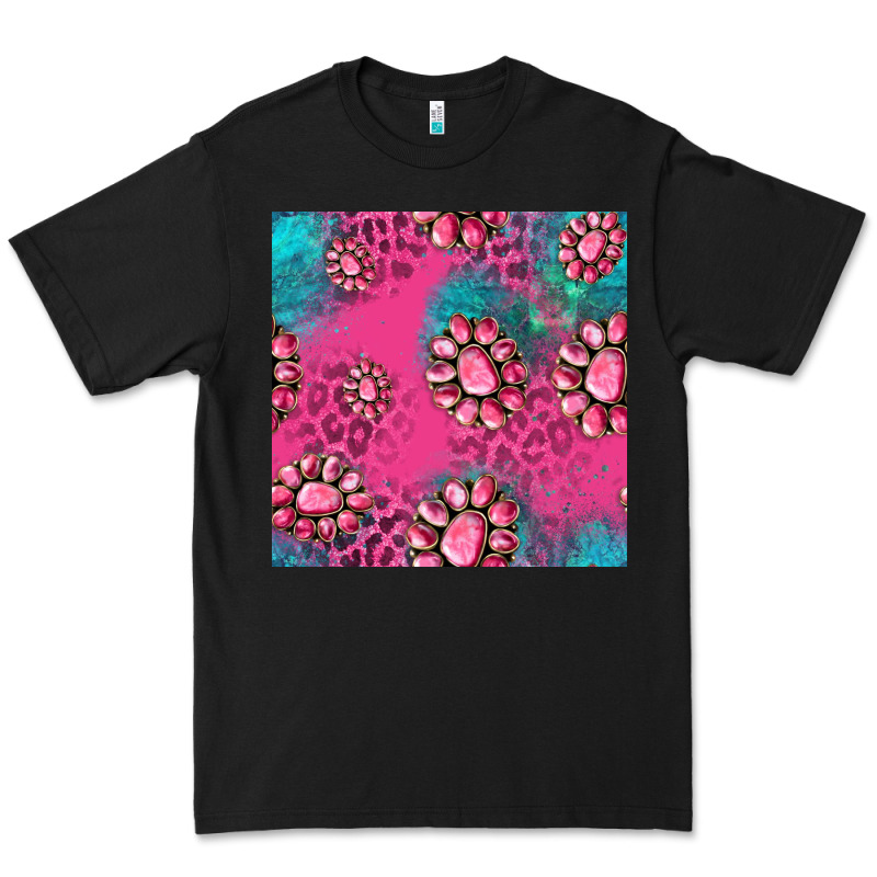 Pink Turquoise Gemstoes Seamless Pattern Premium Tee by HRA Design Shop | Teevron