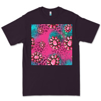 Plum pink turquoise gemstoes seamless pattern Premium Tee - HRA Design Shop