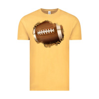 Vintage Mustard leopard american football patch Vintage Tee - Jasminsmagicworld