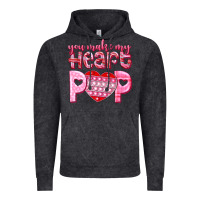 Vintage Black you make my heart pop Vintage Hoodie - NancyCooperArtShop