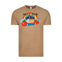 Back To School Hello Sixth Grade 3200x2400 Vintage Tee | Teevron