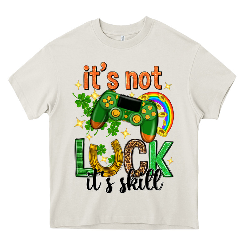 Its Not Luck Its Skill St. Patricks Day Heavy Core Tee by Neo Western | Teevron