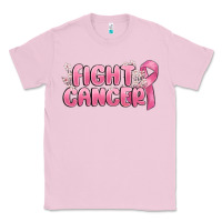 Bubblegum Pink nobody fights alone Classic Tee - MaliasSmallBusiness