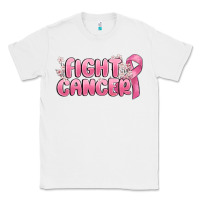 White nobody fights alone Classic Tee - MaliasSmallBusiness