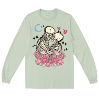 Matcha the lovers skeletons Long Sleeve Tee - MaliasSmallBusiness