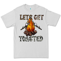 Dove Grey lets get toasted Premium Tee - CowhideDigitalArt