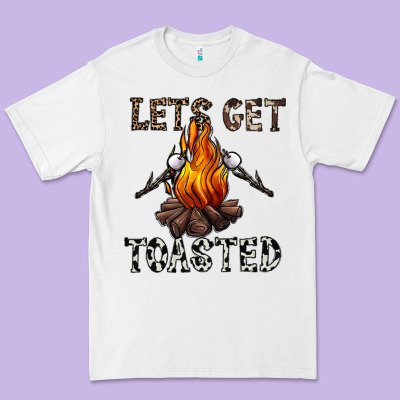 Lets Get Toasted Premium Tee Designed By Cowhidedigitalart