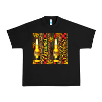 Black beer bottle for christmas Urban Heavy Tee - AdoDesignShop
