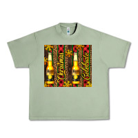 Oil Green beer bottle for christmas Urban Heavy Tee - AdoDesignShop