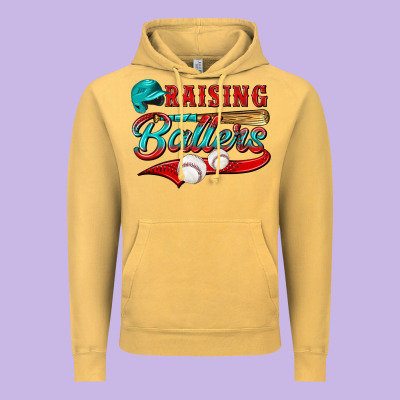 Raising Ballers Vintage Hoodie Designed By Nancycooperartshop
