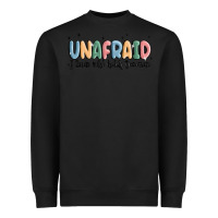 Black unafraid Heavyweight Sweatshirt - MaliasSmallBusiness