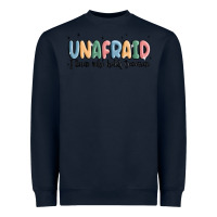 Navy unafraid Heavyweight Sweatshirt - MaliasSmallBusiness
