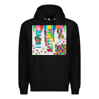 Black i love someone with autism Premium Hoodie - TumblerDesignByShophia