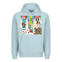 Blue Mist i love someone with autism Premium Hoodie - TumblerDesignByShophia