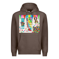 Coffee i love someone with autism Premium Hoodie - TumblerDesignByShophia