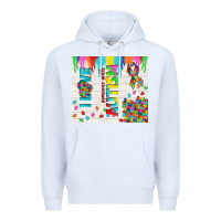 White i love someone with autism Premium Hoodie - TumblerDesignByShophia
