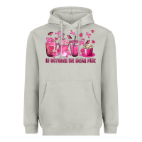Moon Dust In October We Wear Pink with Breast Cancer Coffee Heavyweight Hoodie - texasbilliewilder