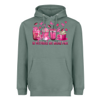 Sage In October We Wear Pink with Breast Cancer Coffee Heavyweight Hoodie - texasbilliewilder