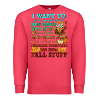 Cardinal I want to Fall stuff Premium Sweatshirt - NancyCooperArtShop