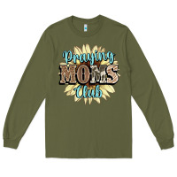 Army Green praying moms club Long Sleeve Tee - NancyCooperArtShop