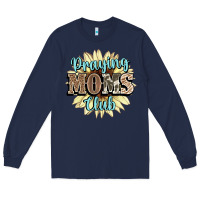 Navy praying moms club Long Sleeve Tee - NancyCooperArtShop