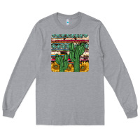 Heather Grey cactus sunflower coaster Long Sleeve Tee - JahusDesignShop