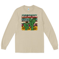 Mushroom cactus sunflower coaster Long Sleeve Tee - JahusDesignShop