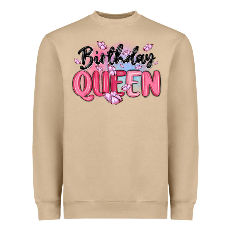 Birthday Queen Heavyweight Sweatshirt by MaliasSmallBusiness | Teevron