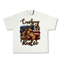 Pistachio Cowboy Up Rodeo Bucking Bronco Urban Heavy Tee - Jasminsmagicworld