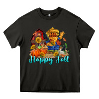 Asphalt happy fall scarecrow Heavy Core Tee - FaDigitalArtStudio