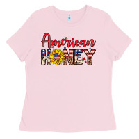Bubblegum Pink American honey Ladies Tee - Neo Western