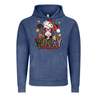Vintage Denim mooey christmas baby calf Vintage Hoodie - Jasminsmagicworld