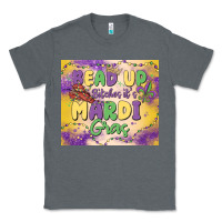 Charcoal Heather bead up bitches it's mardi gras Classic Tee - MaliasSmallBusiness