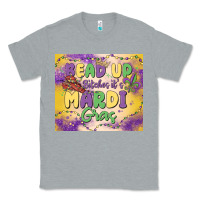 Heather Grey bead up bitches it's mardi gras Classic Tee - MaliasSmallBusiness