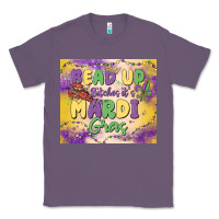Lavender bead up bitches it's mardi gras Classic Tee - MaliasSmallBusiness